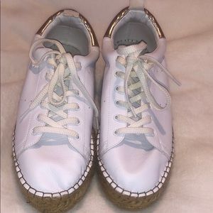 Steve Madden gold espadrilles sneakers